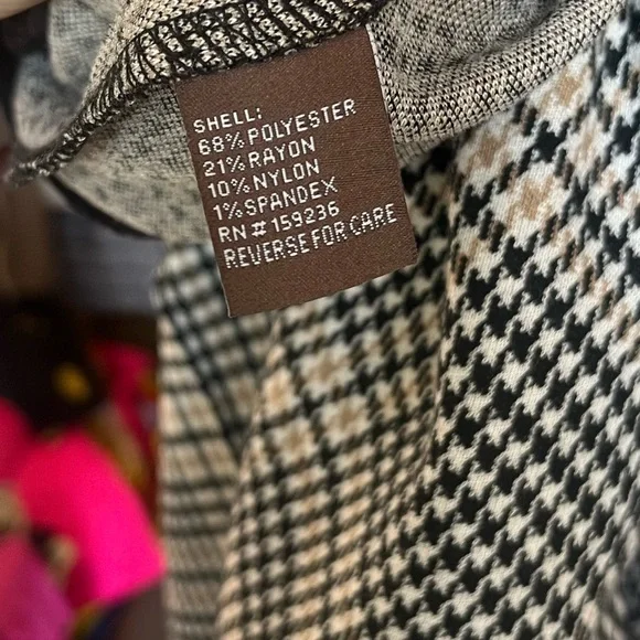 J.McLaughlin plaid size 14 yara pants - Picture 6 of 8